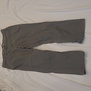 Men's Urban Pipeline 36x30 slim straight khaki pant in army green/gray